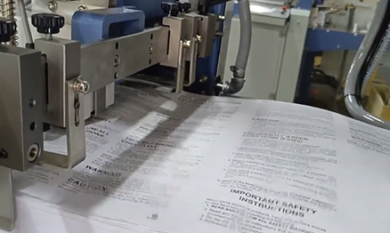 530TS 6 parallel folds and cross fold booklet paper folding machine